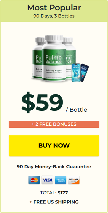 PulmoBalance 3 Bottles 90-Day